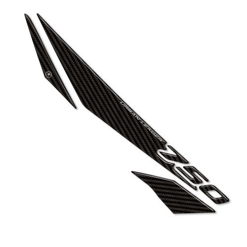 Adesivo 3D Protezione Marmitta compatibile con Honda Forza 750 2021-2023