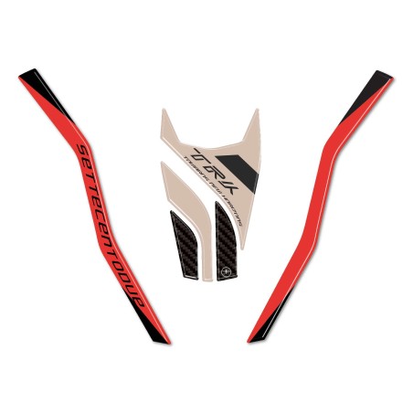 Adesivi Protezione Becco Frontale compatibile con Benelli TRK 702 702X Beige