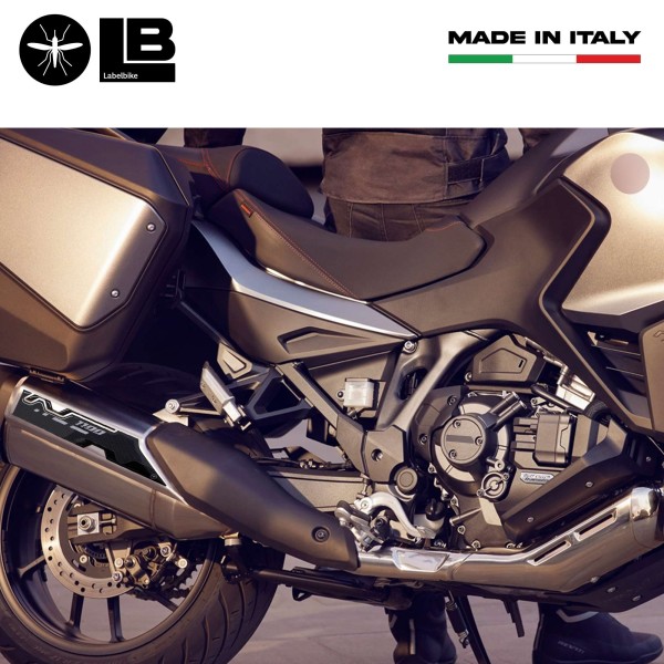 Adesivo in resina 3D Protezione Marmitta compatibile con Honda Nt1100 2022-2023