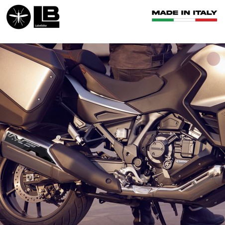 Adesivo in resina 3D Protezione Marmitta compatibile con Honda Nt1100 2022-2023