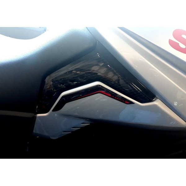 Stickers Motorcycle side protectors compatible with Suzuki Katana 2019-23 Red