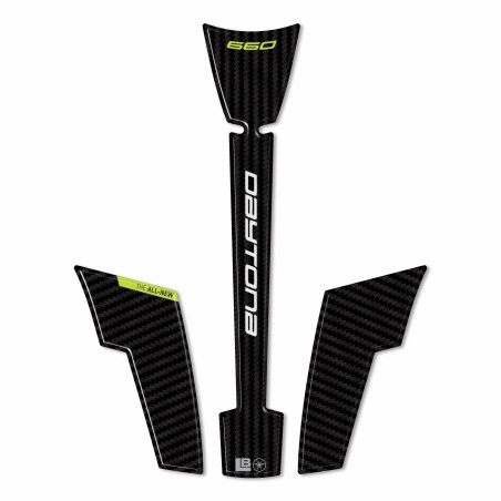 Adesivi 3D Protezione Paraserbatoio compatibili con Triumph Daytona 660 2024