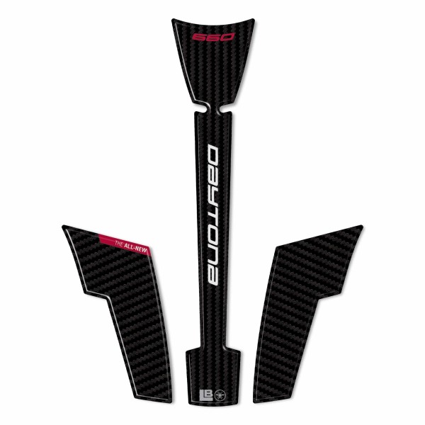 Adesivi 3D Protezione Paraserbatoio compatibili con Triumph Daytona 660 2024