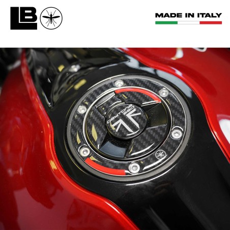 Adesivo 3D Tappo Serbatoio moto compatibile con Triumph Daytona 660 2024