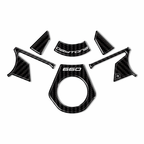 Adhesive 3D Steering Fork Plate motorbike compatible with Triumph Daytona 660 2024 2