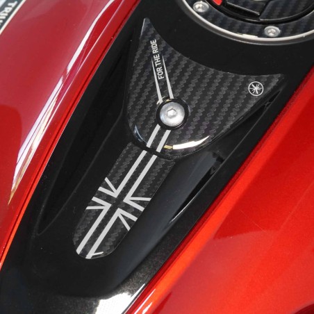Protection de réservoir 3D adhésive compatible avec Triumph Daytona 660 2024