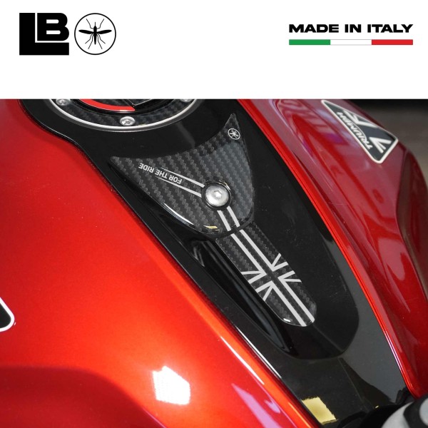 Protection de réservoir 3D adhésive compatible avec Triumph Daytona 660 2024