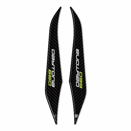 3D stickers motorbike side guards compatible with Triumph Daytona 660 2024