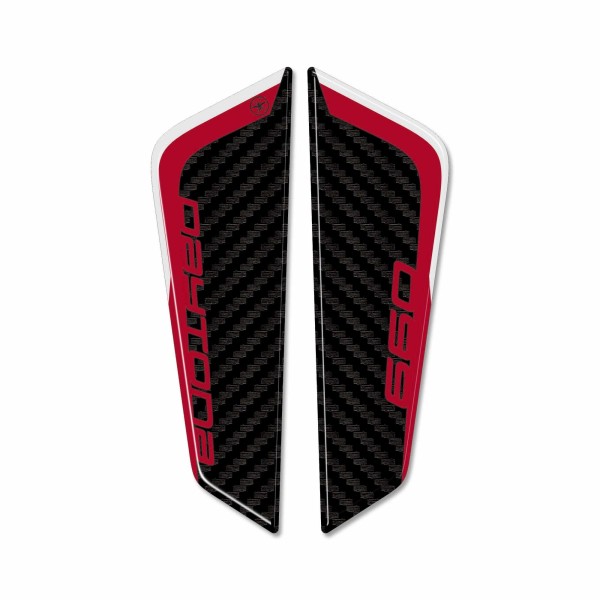 3D Resin Stickers Protecteurs de queue de moto compatibles avec Triumph Daytona 660 2024