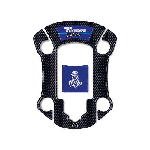 Protector de tapón de depósito adhesivo 3D compatible con Yamaha Tenere 700 2023 2