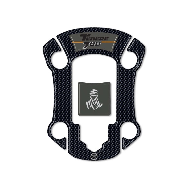 Protector de tapón de depósito adhesivo 3D compatible con Yamaha Tenere 700 2023