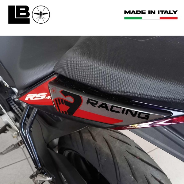 Stickers Gel 3D protectors Motorcycle handles compatible with Aprilia RS 457 2024-2025