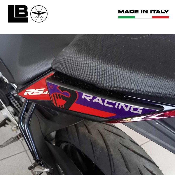 Stickers Gel 3D protecteurs Poignées moto compatibles avec Aprilia RS 457 2024-2025
