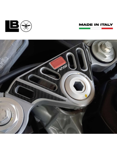 Placa adhesiva 3D horquilla de dirección moto compatible con Aprilia RS 457 2024-2025