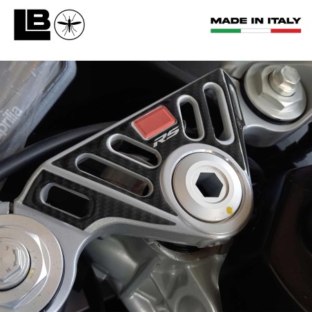 Placa adhesiva 3D horquilla de dirección moto compatible con Aprilia RS 457 2024-2025