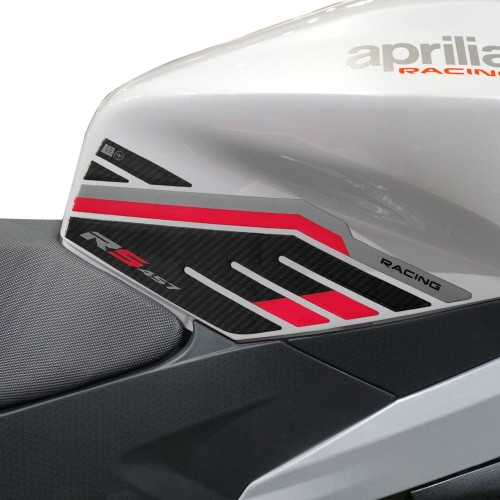Stickers 3D Tank Side Protectors compatible avec Aprilia RS 457 2024-25
