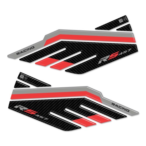 Stickers 3D Tank Side Protectors compatible avec Aprilia RS 457 2024-25 2