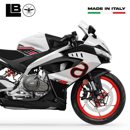 Stickers 3D Tank Side Protectors compatible avec Aprilia RS 457 2024-25