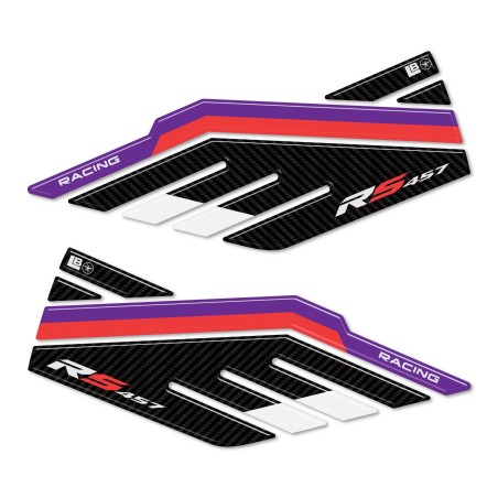 Stickers 3D Tank Side Protectors compatible avec Aprilia RS 457 2024-25
