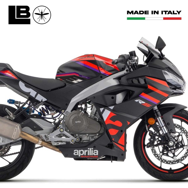Adesivi 3D Protezioni Laterali Serbatoio compatibili con Aprilia RS 457 2024-25
