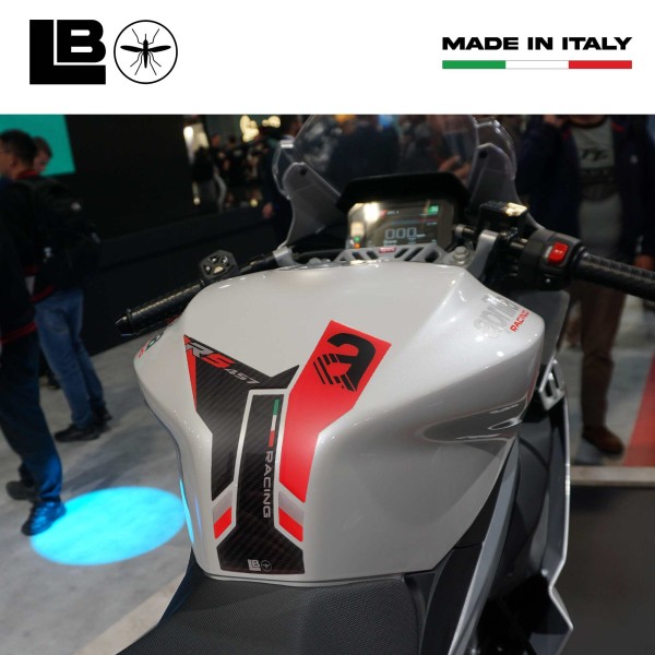 Paraserbatoio Adesivo 3D Protezione moto compatibile con Aprilia RS 457 2024