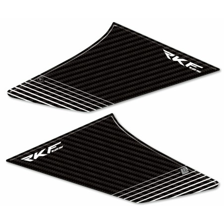 Adesivi 3D Protezioni laterali serbatoio moto compatibile con Keeway RKF 125