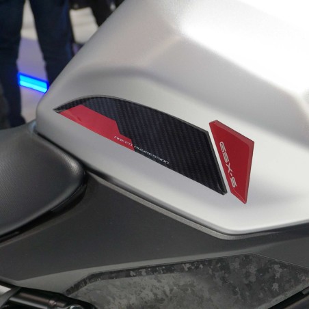 Protectores laterales de depósito Pegatinas 3D compatibles con Suzuki GSX-S 1000 2024