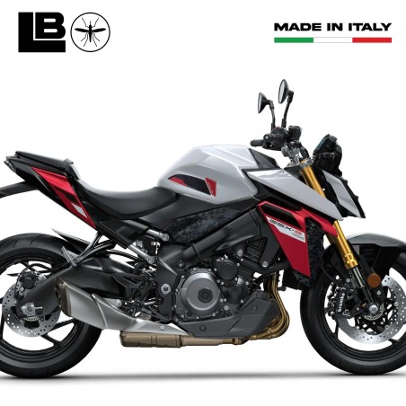 Protectores laterales de depósito Pegatinas 3D compatibles con Suzuki GSX-S 1000 2024