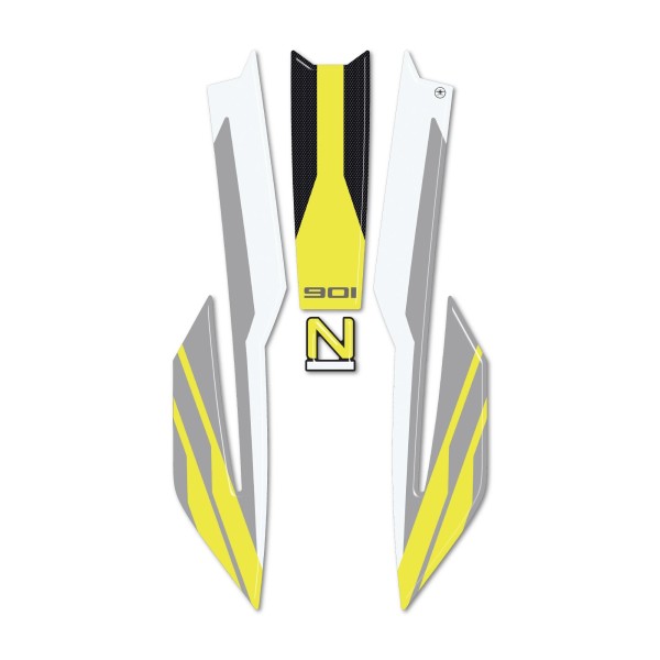 Autocollant de protection pour garde-boue de moto compatible avec Husqvarna Norden 901 2024