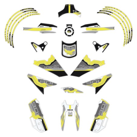 3D sticker kit Motorcycle protectors compatible with Husqvarna Norden 901 2024-25