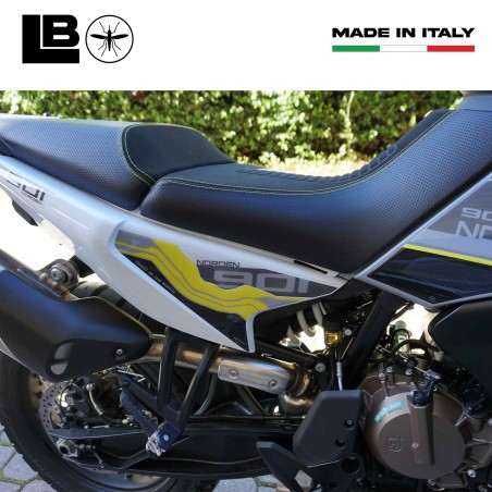 Kit d'autocollants 3D Protecteurs moto compatibles avec Husqvarna Norden 901 2024-25