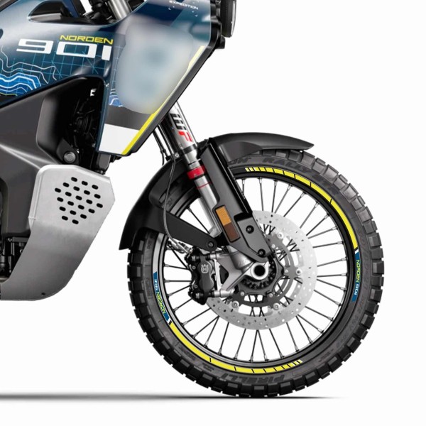 Kit d'autocollants 3D compatibles avec les protections moto Husqvarna Norden 901 2023