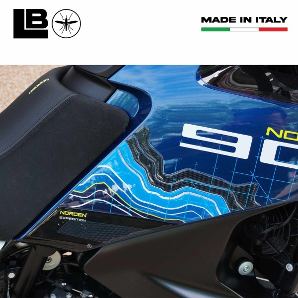 Kit adesivi 3D compatibili con Husqvarna Norden 901 2023 Protezioni per moto