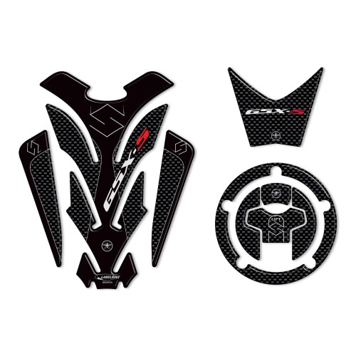 Resina 3D MOTO PROTECCIÓN ADHESIVOS KIT compatible para GSXS SUZUKI GSX-S 750