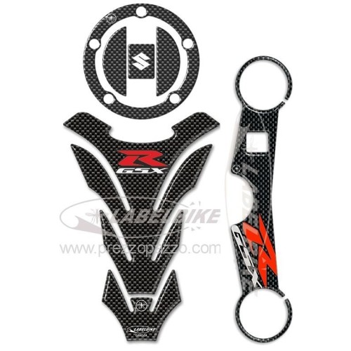 GSX-R 3D PROTECTION ADHESIVES Kit kompatibel für SUZUKI 1000 GSXR 2003-2004 Motorräder