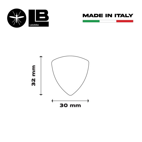 2 3D RESIN ADHESIVES DUCATI Corse pour MOTOCYCLE-SCOOTER-CASCO 30 mm 2