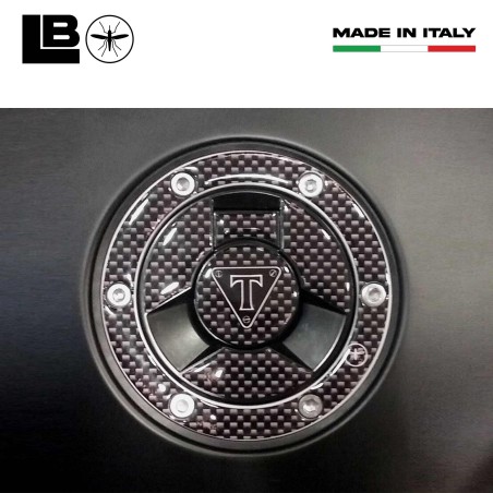 Autocollants de protection contre les rayures pour bouchon de réservoir 3d Gel pour 2016-25 Triumph Motorcycles