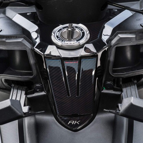 3D Resin Stickers Ignition Zone Compatible Scooter Kymco Ak 550 2017-2022