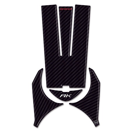 Pegatinas Resina 3D Zona Encendido Compatible Scooter Kymco Ak 550 2017-2022