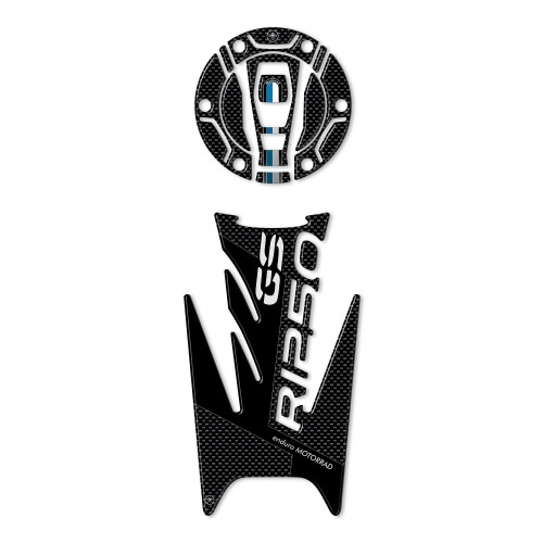 Kit protecteur et capuchon en gel 3D compatible avec la moto BMW GS R1250 2