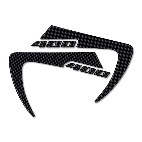 2 ADESIVI 3D GEL PROTEZIONE SPIGOLI compatibili per SUZUKI BURGMAN 400 DAL 2006-2016