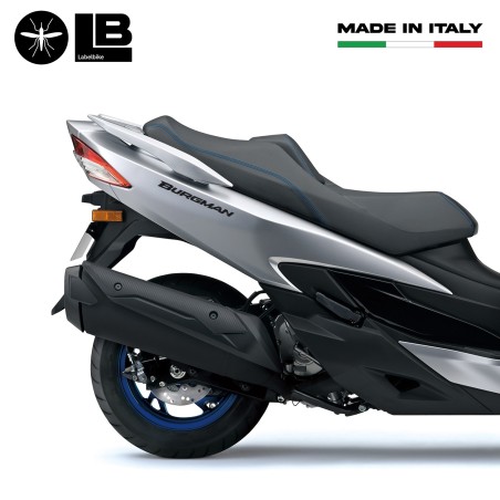 Adesivi 3D scritte Burgman scooter compatibili con Suzuki Burgman 250-400-650