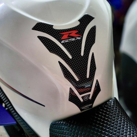PARASERBATOIO ADESIVI 3D SUZUKI PROTEZIONE SERBATOIO per MOTO GSXR GSX-R Carbon