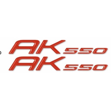 2 RESIN 3D WRITE AK 550 ADHESIVES/STICKERS für KIMCO AK550 SCOOTER neu
