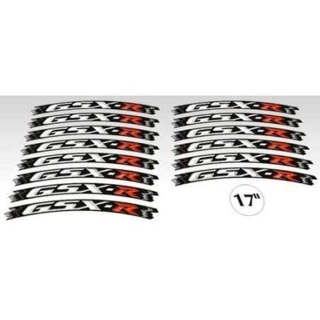 ADHESIVE STRIP KIT kompatibel für SUZUKI GSX-R RIMS - FLUO YELLOW