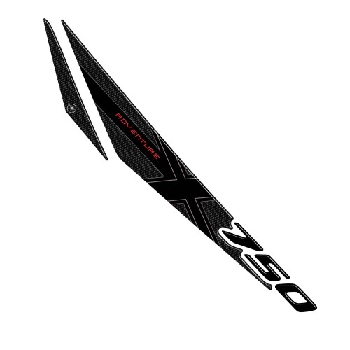 Adesivo 3D Resinato Protezione Marmitta NC750 2016-2024 compatibile con Honda NC 750X