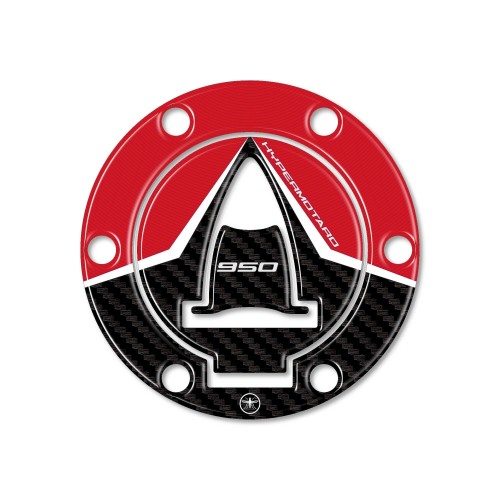 ADESIVO in resina 3D TAPPO SERBATOIO compatibile per MOTO DUCATI HYPERMOTARD 950