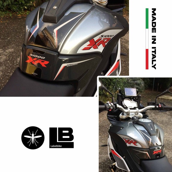 KIT S1000 XR ADESIVI 3D PROTEZIONI SERBATOIO compatibili per MOTO BMW S1000XR