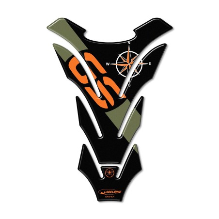 PARASERBATOIO ADESIVI-STICKERS in RESINA GEL 3D compatibile per MOTO GS BMW GS