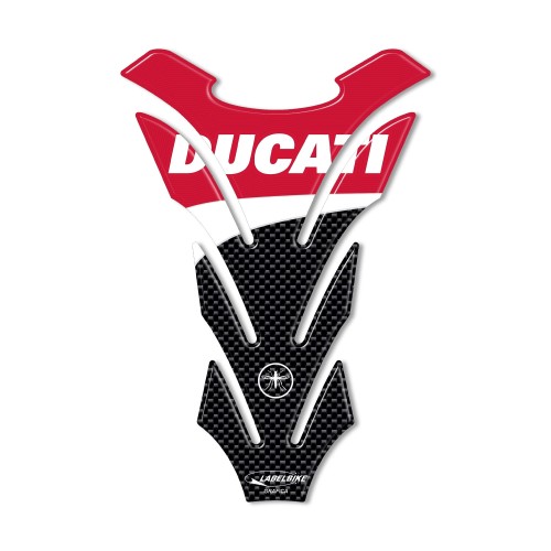 RESIN CARBON- RED RESIN TANK PARASTERS for DUCATI -CORSE MOTORCYCLE